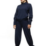 Raglan Studded Top & Tie Down Pants