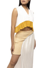 Detachable Waffle Skirt With Extra Pleated Panel - Image 2