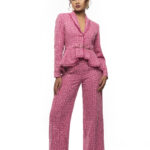 Pointed Corset Trousers Peplum Co-ord Set blazer co-ord set co-ord set