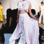 Art Print Layered top