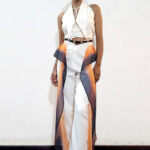 Ombre Paneled Trousers
