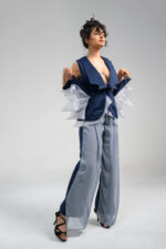 Georgette Panel Trousers - Image 5