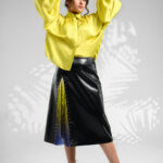 Dolphin Shirt women's top women;s shirt formal shirt casual shirt satin shirt