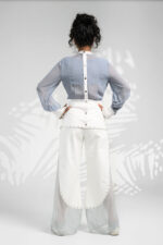Organza Side Panel Trousers - Image 7
