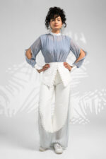 Organza Side Panel Trousers - Image 6