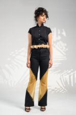 Organza Studded Trousers - Image 3