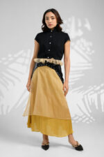 Satin Organza Layered Skirt-FX - Image 2