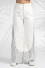Organza Side Panel Trousers - Image 8