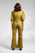 Studded long collar jumpsuit - Image 8
