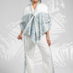 textured poncho top women's top